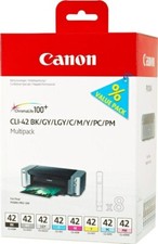 Cartucce d'inchiostro multipack originali Canon CLI-42 per stampanti Pixma Pro-100