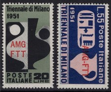TRIESTE ZONA A 1951 TRIENNALE