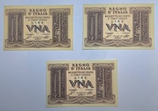 Regno d'Italia 3 banconote