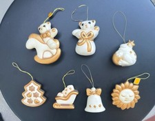 Thun addobbi natalizi vari - vintage - addobbo - natale - bianco