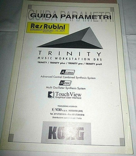 Manuale korg trinity - korg,