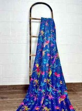 Copriletto Cotone Kantha Blu |