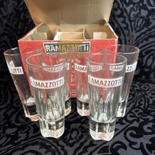 RAMAZZOTTI 6 Pezzi Occhiali Originali 1815 Vetro In Scatola Originale 5100 1980