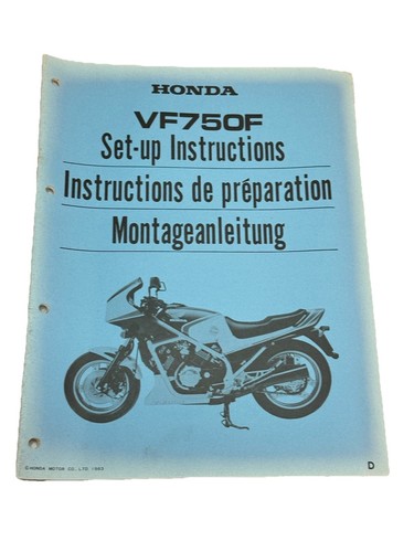 Honda vf750f vf750 - honda, manuale