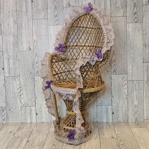 Sedia vintage vimini - sedia,