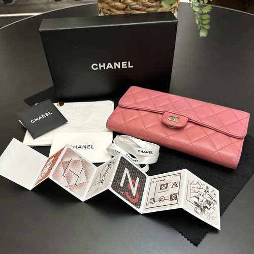 Chanel portafoglio lungo con - chanel,