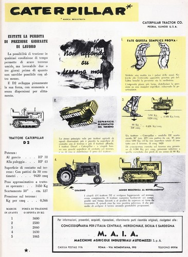 Advertisement 1956 caterpillar - advertisement,