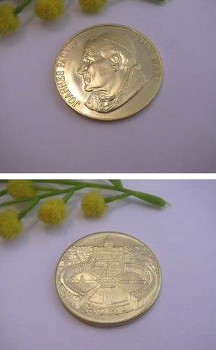 Medaglia ricordo papa - medaglia,