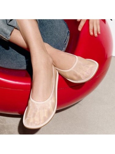 Ballerine zara sheer nude - zara,