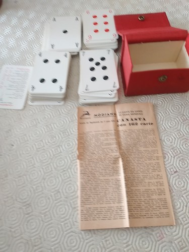Cofanetto 162 carte canasta - cofanetto,