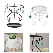 Stand da pianta con perle