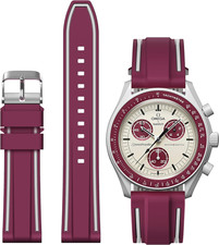 Cinturino per Omega X Swatch Moonswatch/Rolex Orologio/Seiko Orologio 20Mm,Rilas