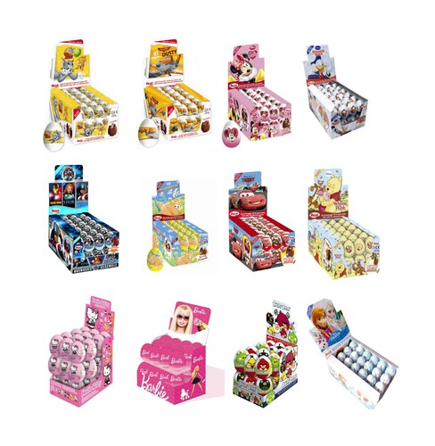 Uova sorpresa cioccolato con - sorpresa,