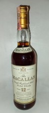 THE MACALLAN 12 YEARS OLD WHISKY GIOVINETTI 75CL. GRADI 43. ANNI '80. NUOVO 