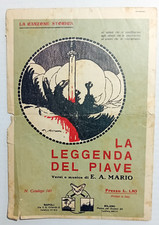 Spartito leggenda del piave - spartito,