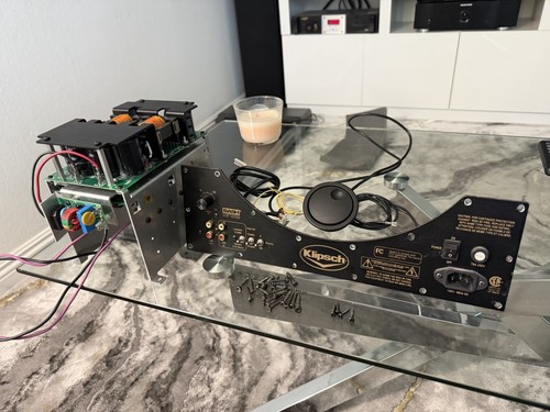 Klipsch rsw amp - pannello, di