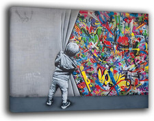 Quadro Moderno Banksy Stile