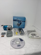 Canon PowerShot D10 12,1 megapixel fotocamera digitale blu scatola caricatore impermeabile LEGGI