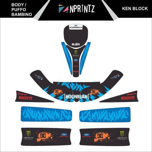 Kit adesivi kart completo - adesivi,