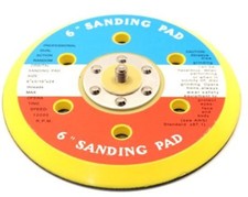 PLATORELLO ATTACCO A STRAPPO X SMERIGLIATRICE ROTORBITALE A 6 FORI DA 6" 150 mm 