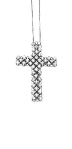 Collana croce damiani grande - collana,