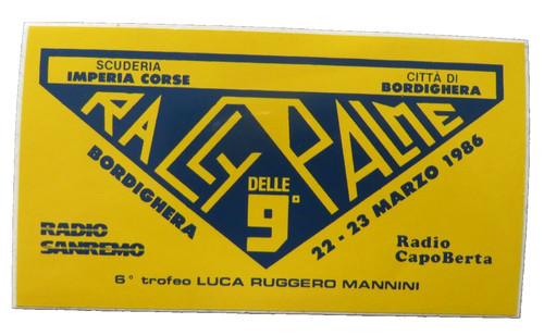 Adesivo vintage rally - vintage,
