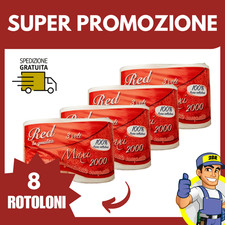 8 Rotoloni di CARTA 6400