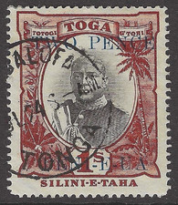 SG 67 Tonga 1923. 2d su 1s