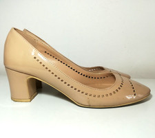 SCARPE DA DONNA COLORE BEIGE NUMERO 38 TACCO BASSO DECORATE