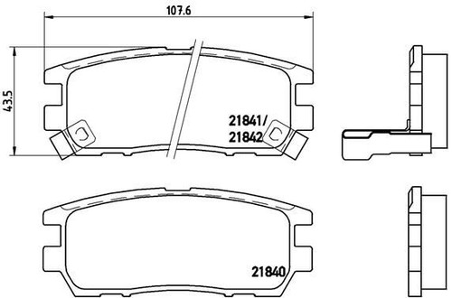 Brembo p54018 kit pastiglie - brembo,