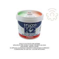 Stucco K2 colore mogano 500 gr