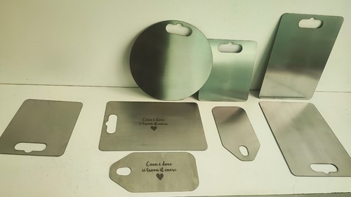 Tagliere inox stainless - tagliere,