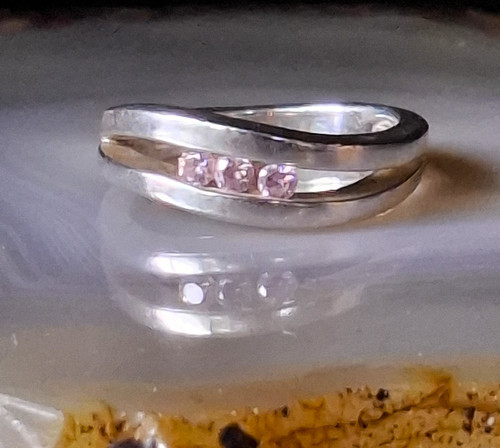 Anello argento 925 zirconi