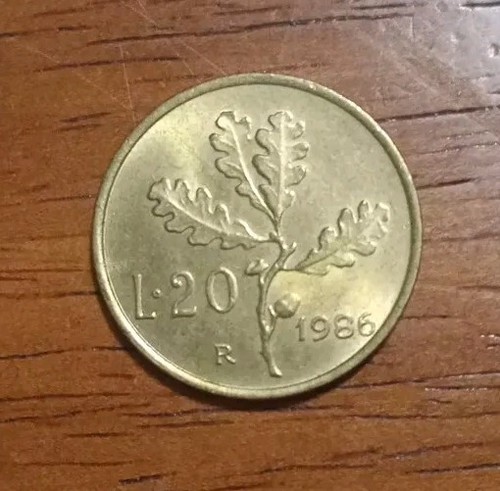 Moneta lire 1986 - moneta,