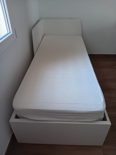 Letto singolo doppio bianco - letto, singolo/doppio