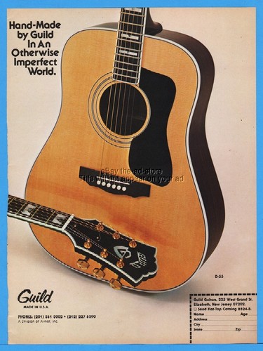 Pubblicità guild 1978 - guild, d