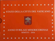 VATICANO 2016 - SERIE DIVISIONALE  8 MONETE IN EURO PROOF + MONETA 20 EURO