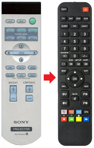 Telecomando adatto per sony - adatto,
