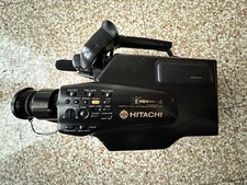 HITACHI VM-3300E VHS VIDEOCAMERA ANNI 90 CON ACCESSORI E VALIGIA NON FUNZIONANTE