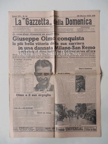 Gazzetta della domenica - domenica, 12