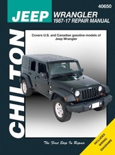 Jeep Wrangler ('87-'17) (Chilton) by Haynes Publishing PAPERBACK 9781620923085