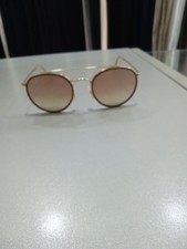 Ray-ban Rb3647-n Round Metal Oro Lenti Rosa Specchio Tg51 Ottime Condizioni R848