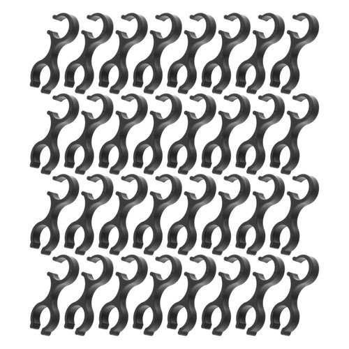 40pz clip per palo trekking - clip,