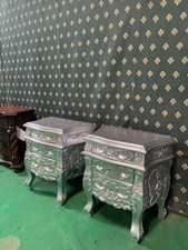 2 x comodini comodino FOGLIA