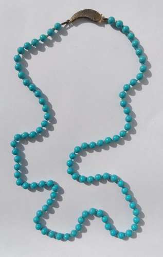 Collana pasta turchese - in, di
