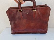 ? Beautiful THE BRIDGE Brown Leather Bag (Made in Italy) very good condition