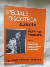 PEPPINO PRINCIPE "SPECIALE DISCOTECA LISCIO" - ALBUM 5 SPARTITI (1976) - MORESCO