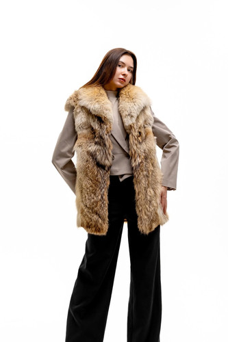 Raro gilet vintage pelliccia