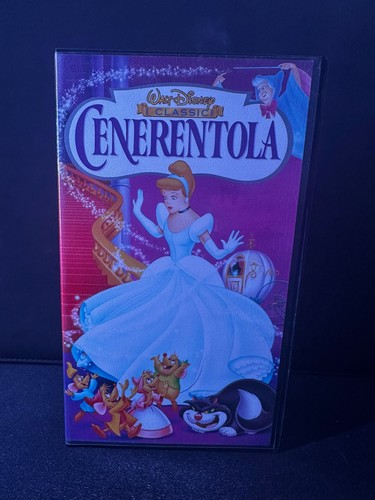Vhs walt disney - vhs, cenerentola