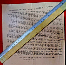 Sistema per fare i pallini di piombo- Pergola 1947 -copiato scritto di U.Bigozzi